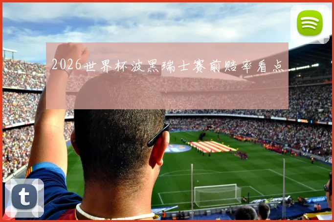 2026世界杯波黑瑞士赛前赔率看点